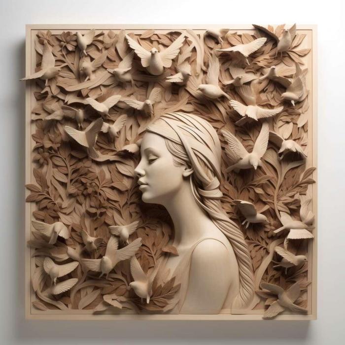 نموذج ثلاثي الأبعاد لآلة CNC 3D Art 